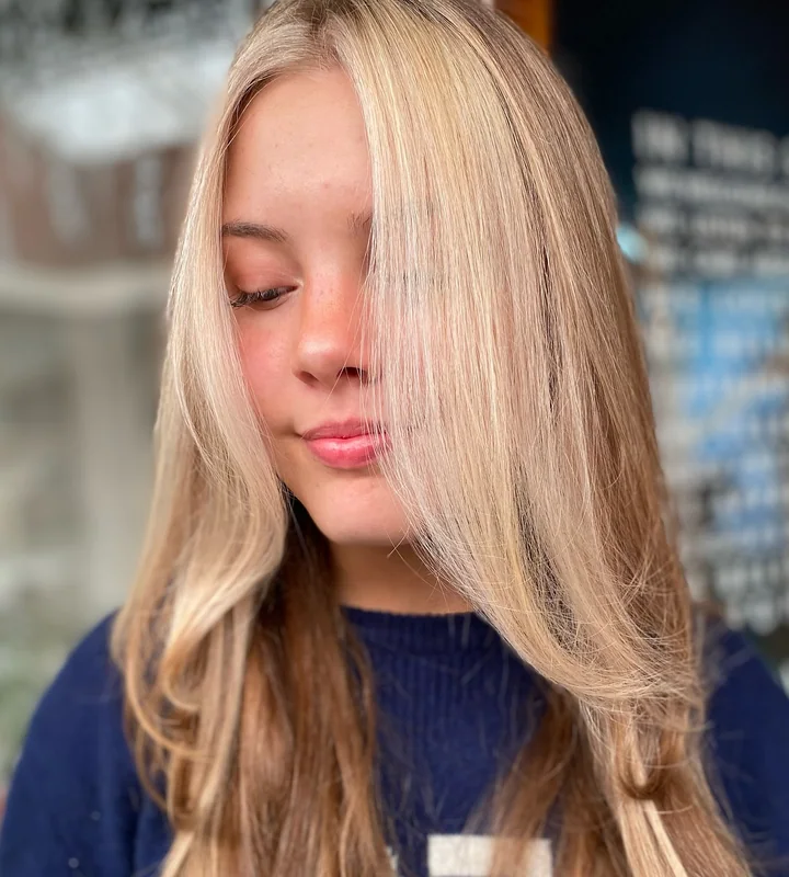 Blonde Blowout by Jenna at Renasanz Salon